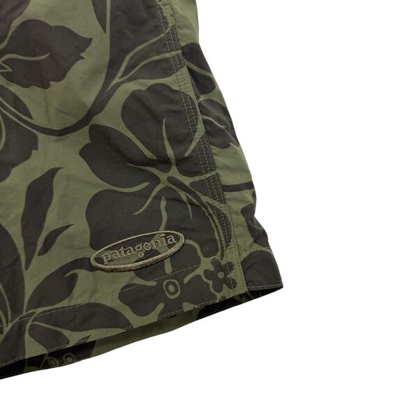 Vintage Pataloha Patagonia 30 Board Shorts Swim Beach Green Aloha Mens - Picture 5 of 9